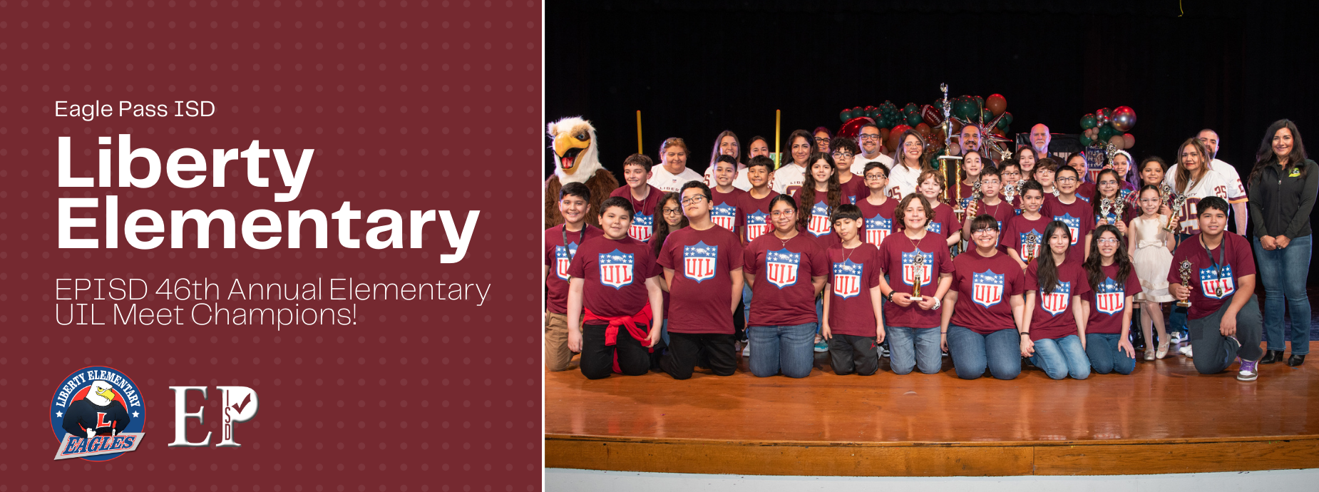 EPISD 46th Annual Elementary UIL Meet Champions banner