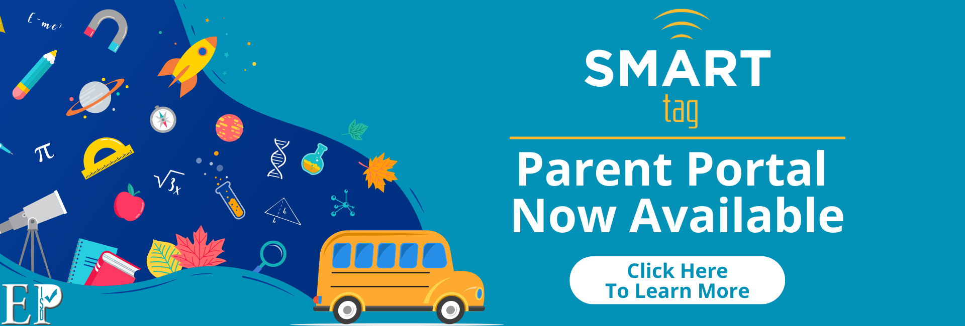 SMART Tag parent portal banner